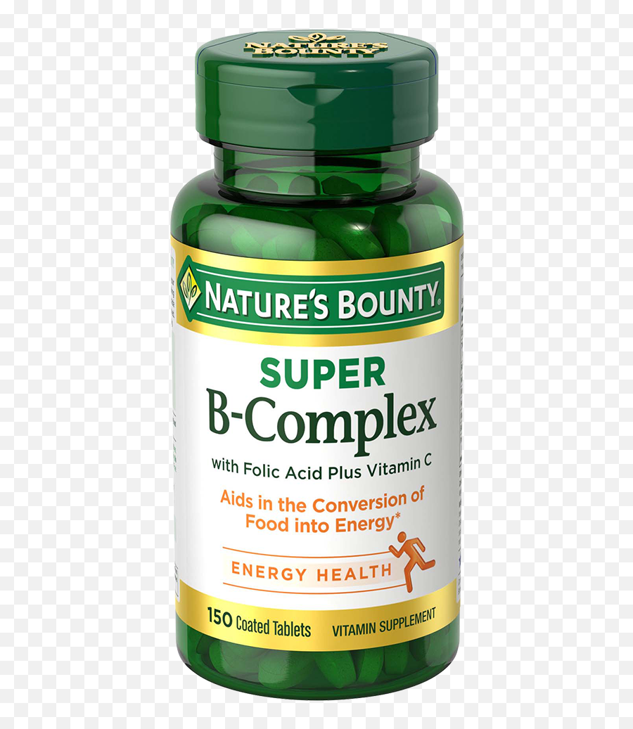 Super B - Complex With Folic Acid Plus Vitamin C 150 Coated Green Tea Capsules For Weight Loss Emoji,B&w Heart Emoji
