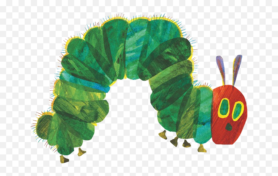 Caterpillar Art Cartoon Sticker - Very Hungry Caterpillar Book Emoji,Book Caterpillar Emoji