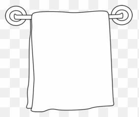 Library Of Towel Hook Picture Free Download Png Files - Black And White Picture Of Towel Emoji,Emoji Beach Towels