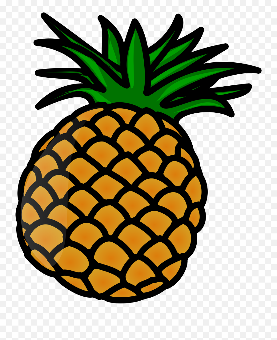 Pineapple Clip Art Free Free Clipart Images 2 Clipartwiz - Clip Art Pineapple Emoji,Pineapple Emoji