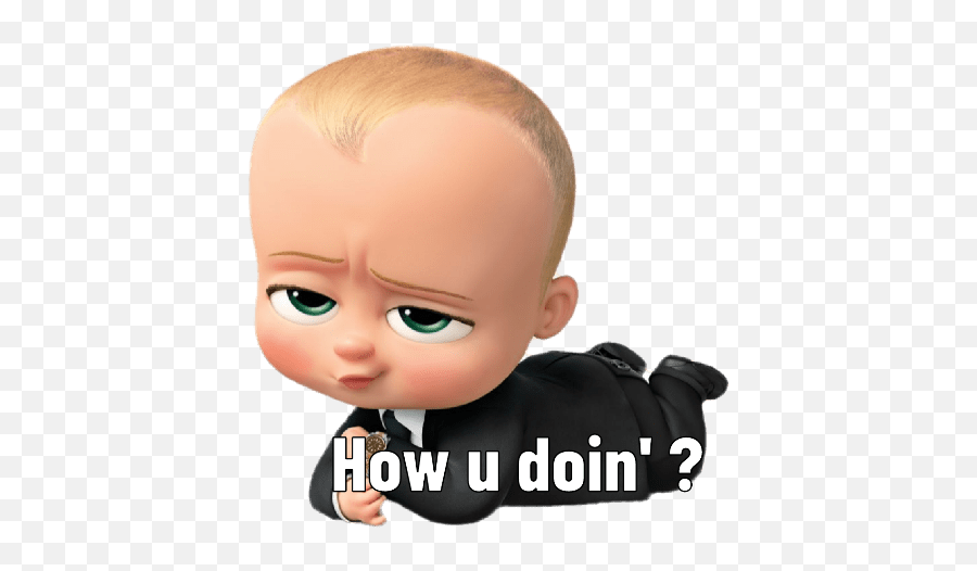 Boss Baby - Baby Sticker Emoji,Full Tummy Emoji