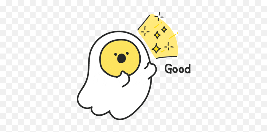 Egg Ghost Sticker - Dot Emoji,Ghost Emoticon Gif