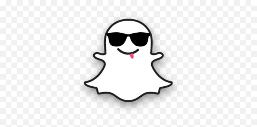 Snapchat Ghost Sunglasses Transparent - Transparent Background Snapchat Ghost Png Emoji,Sunglasses Emoji Snapchat