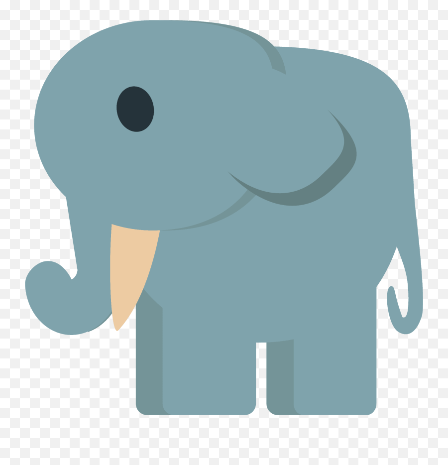 Elephant Emoji Clipart - Big,Elephant Emoji