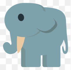 Elephant Emoji Clipart - Big,Elephant Emoji