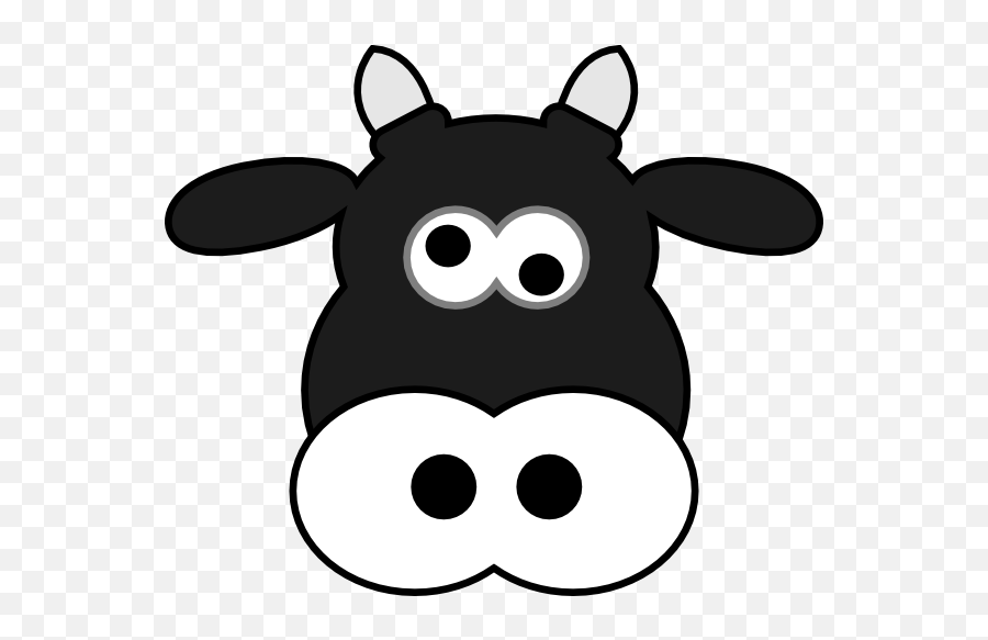 Animated Cow Cartoon Cow Face - Animated Cow Face Emoji,Cow Disney Emojis