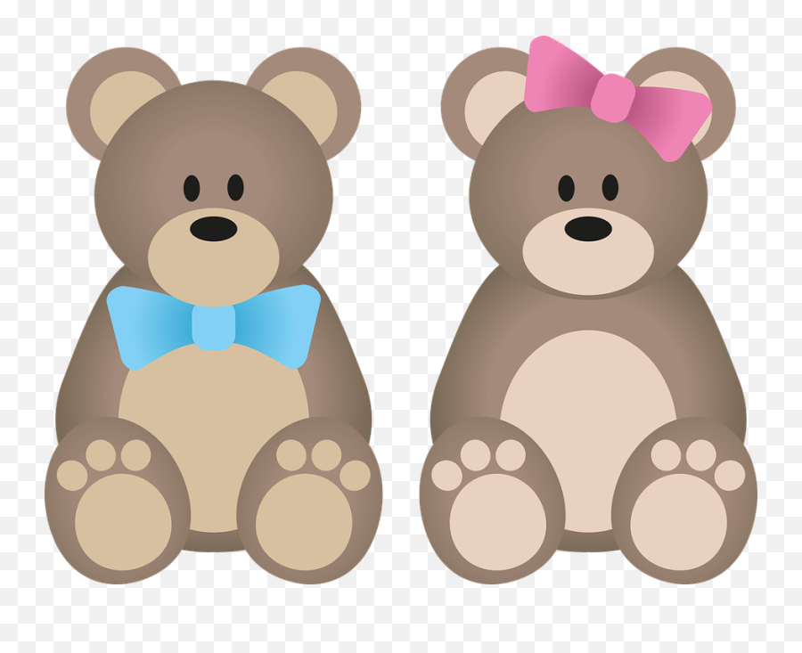 Free Boy Girl Boy Vectors - Teddy Bear Emoji,Girls Toy With Men's Emotions