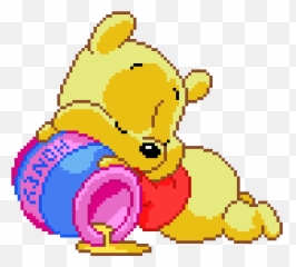 Pixel Art Gallery - Happy Emoji,Sleepy Bear Emoticons Png