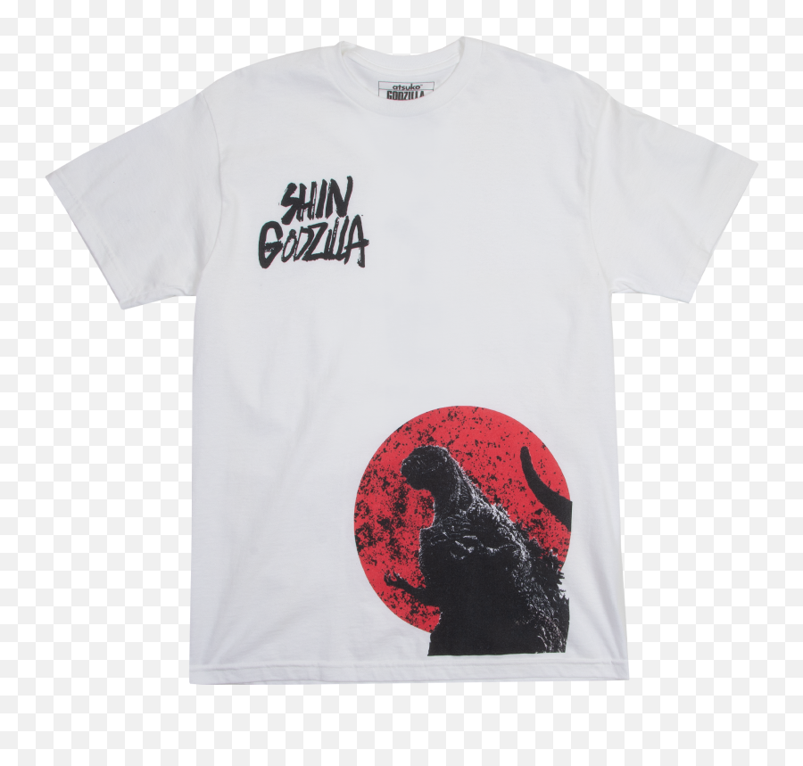 Shin Godzilla White Tee - Short Sleeve Emoji,Godzilla Emotion Chart