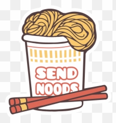 Send Noods 3x3 Inches 2 Stickers For Hydroflask Laptop - Language Emoji,Fairly Oddparents Emotion Commotion