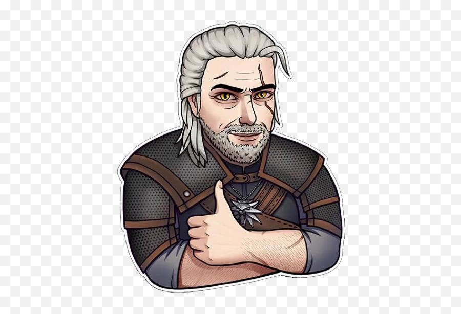 The Witcher Telegram Stickers - Fictional Character Emoji,The Witcher Emoticons