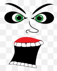 Scream Evil Face Clipart I2clipart - Royalty Free Public Emoji,Facebook Devil Face Emoticon