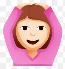 Ok Woman Emoji Cutouts - Emoji,Woman Emoji