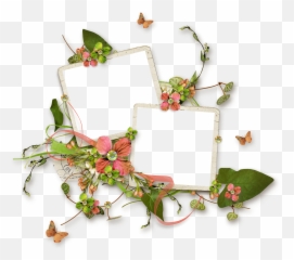 Flores Frame Png Hd Hubpng Es - Picture Frame Emoji,Flores Emojis Png