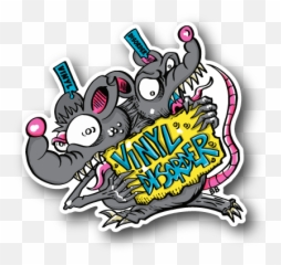 Rats Vinyl Disorder Free Sticker 20 - Language Emoji,Emojis Cornhole Board