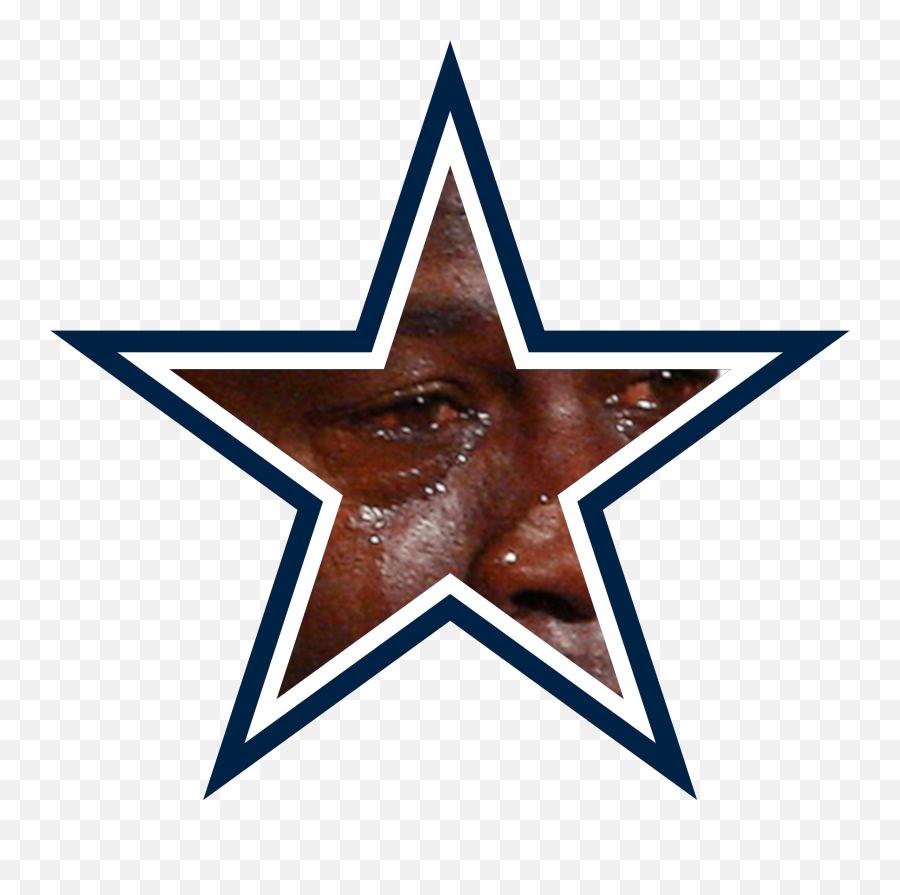 Dallas Cowboys Crying Jordan Memes - Dallas Cowboys Star Psd Emoji,Crying Jordan Emoji