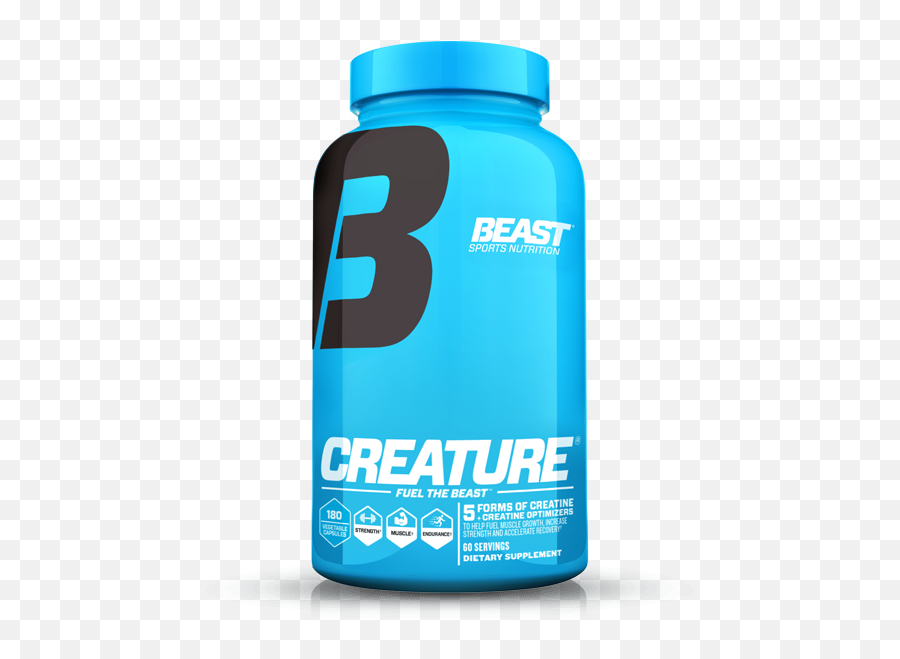 Creature Creatine Capsules Creatine Muscle Pills Muscle - Powermatic Emoji,30 Muscles For Emotion