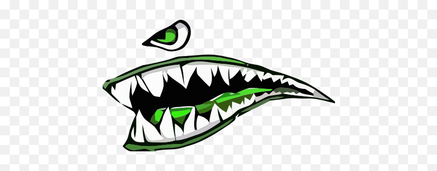 Gtsport Decal Search Engine - Diseño De Tiburon Para Moto Emoji,Sharp Teeth Emoji