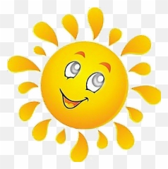 Sun Summer Hot Yellow Smile Sticker By Ali Raza Khan - Clip Art Emoji,Smile With Sweat Emoji