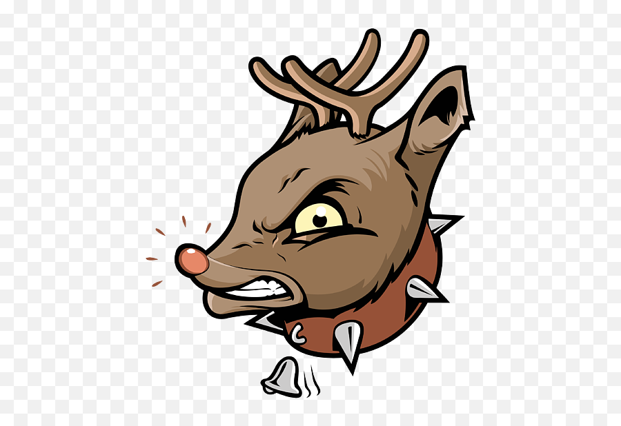 Angry Reindeer Christmas Ugly Sweater Tank Top For Sale By - Elk Emoji,Rating Emoticon Excellent Good Angry