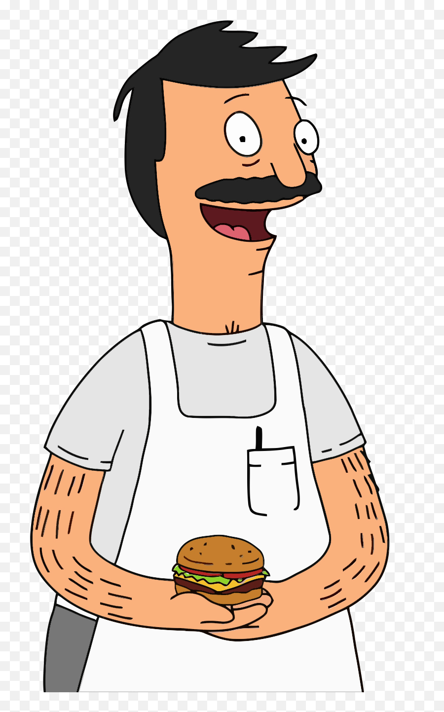 Bob Belcher - Transparent Burgers Bob Emoji,Bob's Burgers Emoji