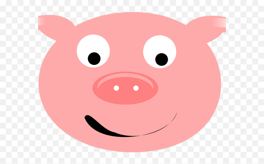 Pork Clipart Pig Face - Cartoon Png Download Full Size Emoji,Guinea Pig Emojis