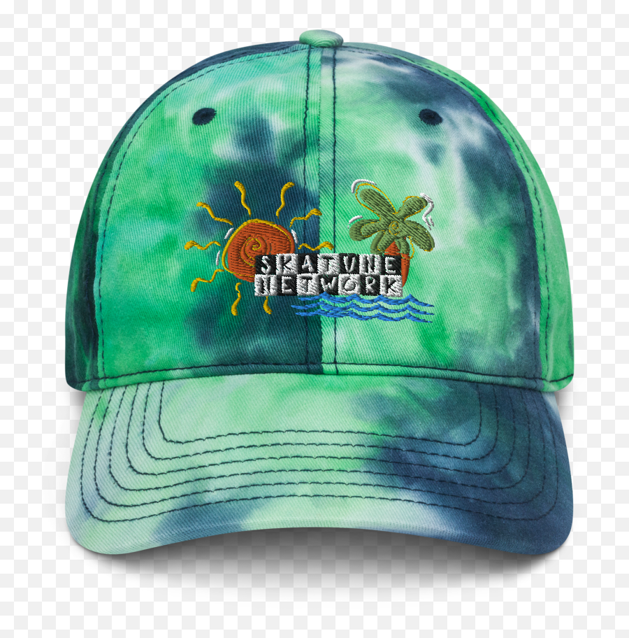 Greetings From Ska Shores Tie - Dye Dad Hat Emoji,Tie Dye Shirt Emojis