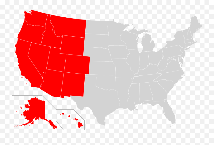 Western United States - Wikipedia Emoji,Idaho Falls Skyline 97 Emotion Bowl