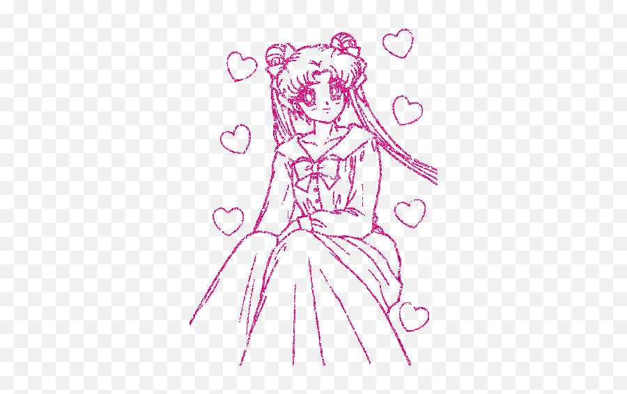 Glitter Gif Sailor Moon Picgifscom In 2021 Glitter Gif Emoji,