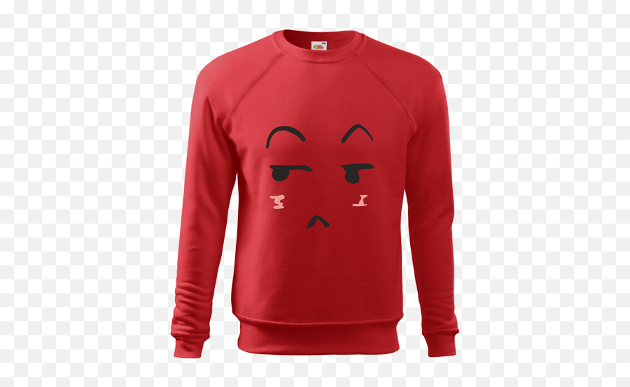 Disappointed Face Menu0027s Pullover Fruit Of The Loom With Emoji,Dissapoint Emoticon