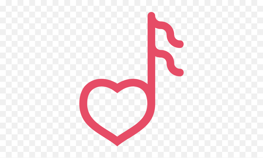 Note Love Music Free Icon Of Valentines Day Emoji,Twitter Emoticons Music Note