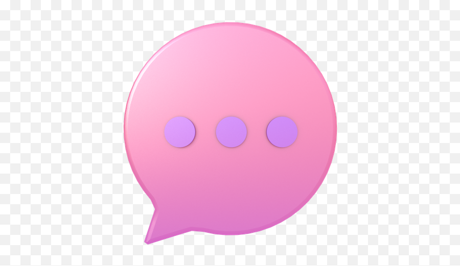 Premium Speech Bubble 3d Illustration Download In Png Obj Emoji,Messaging Bubble Emoji
