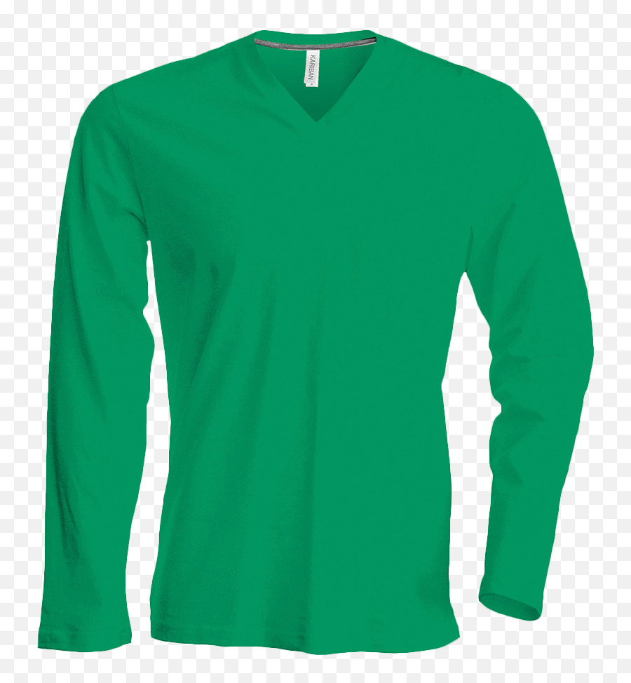 Tee Shirt Col V Manches Longues Homme - Long Sleeve Cotton V Neck T Shirt Emoji,Men's Emoji Shirt