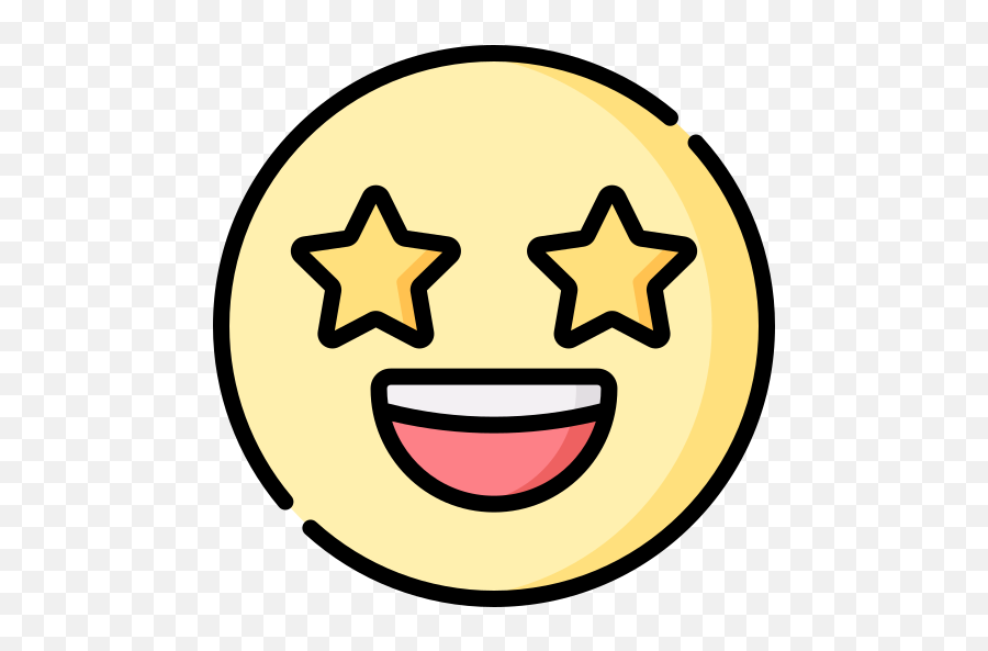 Star - Free Smileys Icons Emoji,Open Hands Smiley Emoji