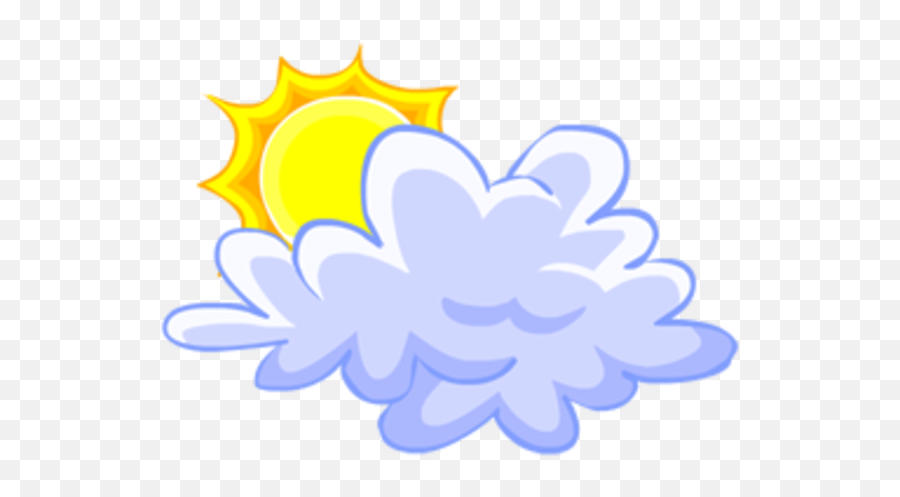 Clipart Clouds Sunshine Clipart Clouds - Sun And Clouds Clipart Png Emoji,Sun And Cloud Emoji