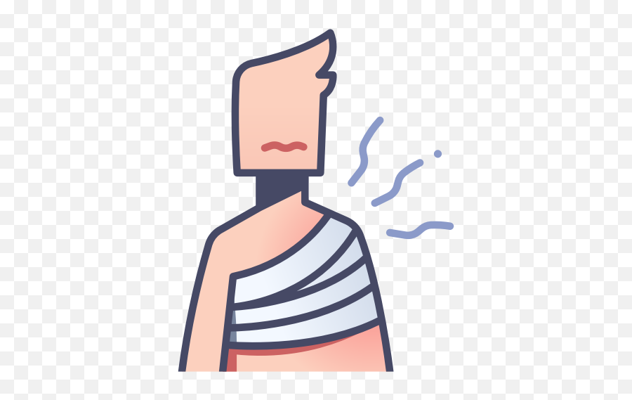 Body Injury Medical Medicine Pain Shoulder Treatment Icon - Shoulder Pain Icon Emoji,Shoulder Emoticon