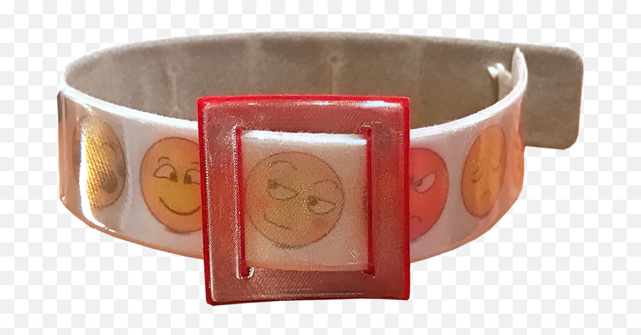 Emoticons Reflective Wristband U2013 Dark Aid - Solid Emoji,Strap On Emoji