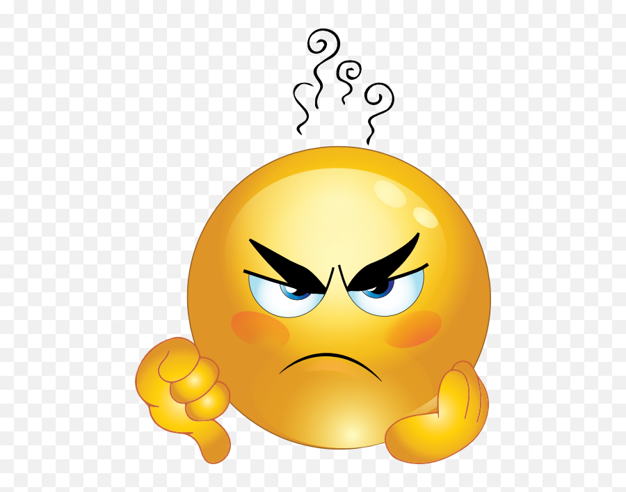 Emoticon Smiley Annoyance Clip Art - Smiley Png Download Transparent Background Angry Emoji,Mad Face Emoji