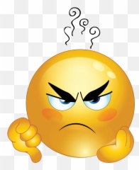 Emoticon Smiley Annoyance Clip Art - Smiley Png Download Transparent Background Angry Emoji,Mad Face Emoji