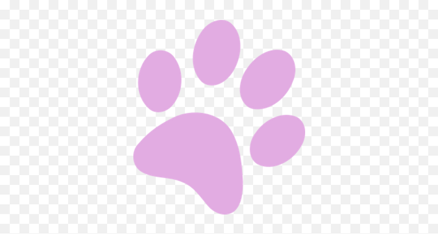 Download Dog Paw Clipart Png - Light Pink Paw Print Emoji,Dog Prints Emoji