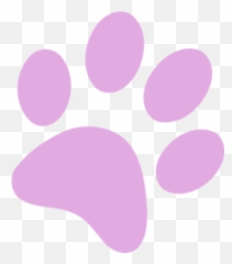 Download Dog Paw Clipart Png - Light Pink Paw Print Emoji,Dog Prints Emoji