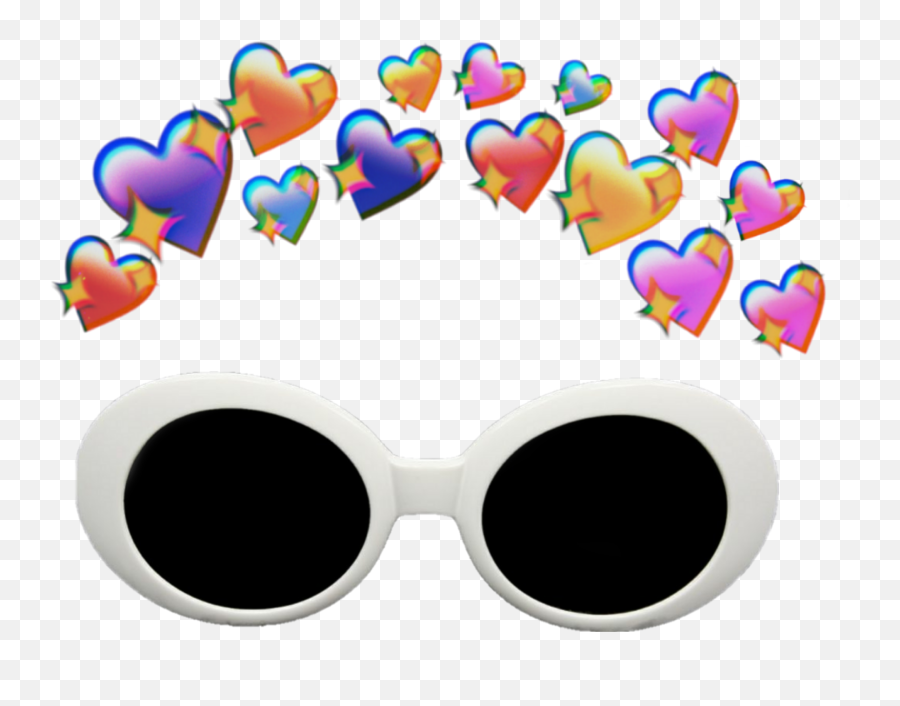 Discover Trending - Snapchat Glasses Filter With Hearts Emoji,Sunglasses Emoji Snapchat