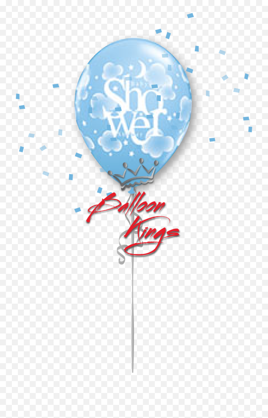 11in Latex Baby Shower Heavenly - Merry Christmas Balloons Png Emoji,Emojis De Baby Shower