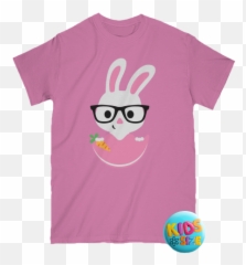 Nerd Girl Easter Bunny Emoji,Emoticon Ym