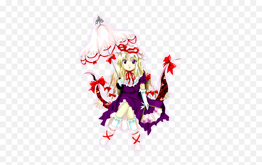 Snowyfreezer - Yukari Yakumo Official Art Emoji,Dabb Emoji