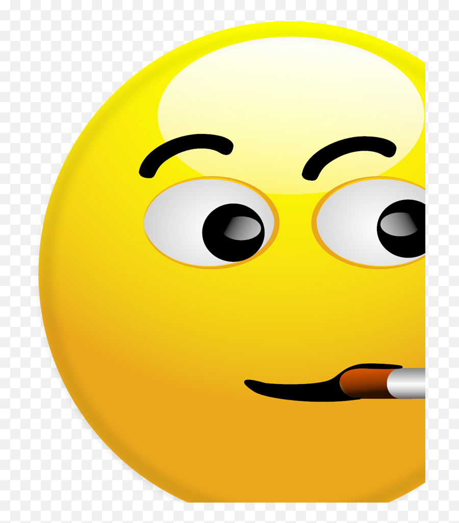 Smoking Smiley Svg Vector Smoking - Happy Emoji,Smoking Girl Smiley Emoticon