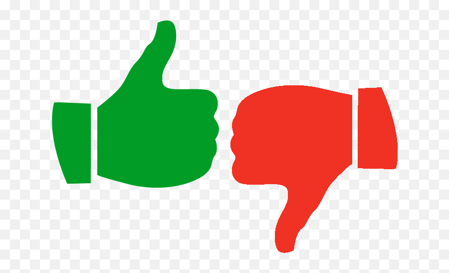 Green Thumbs Up Red Thumbs Down Png - Down Green Thumbs Up Emoji,Green Thumb Emoji
