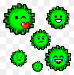 Corona Virus But Pixelated - Virus Pixelated Emoji,Woohoo Emoji
