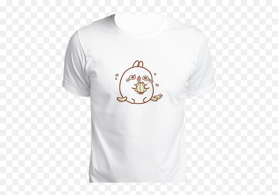 Molang Onion Tee Chicpotatoes - Short Sleeve Emoji,Emoticon Fat Bunny