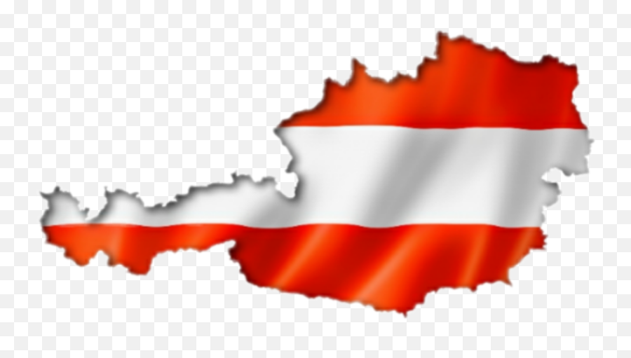 The Most Edited Ausztria Picsart - Austria Map Outline Flag Emoji,Emoji Flah